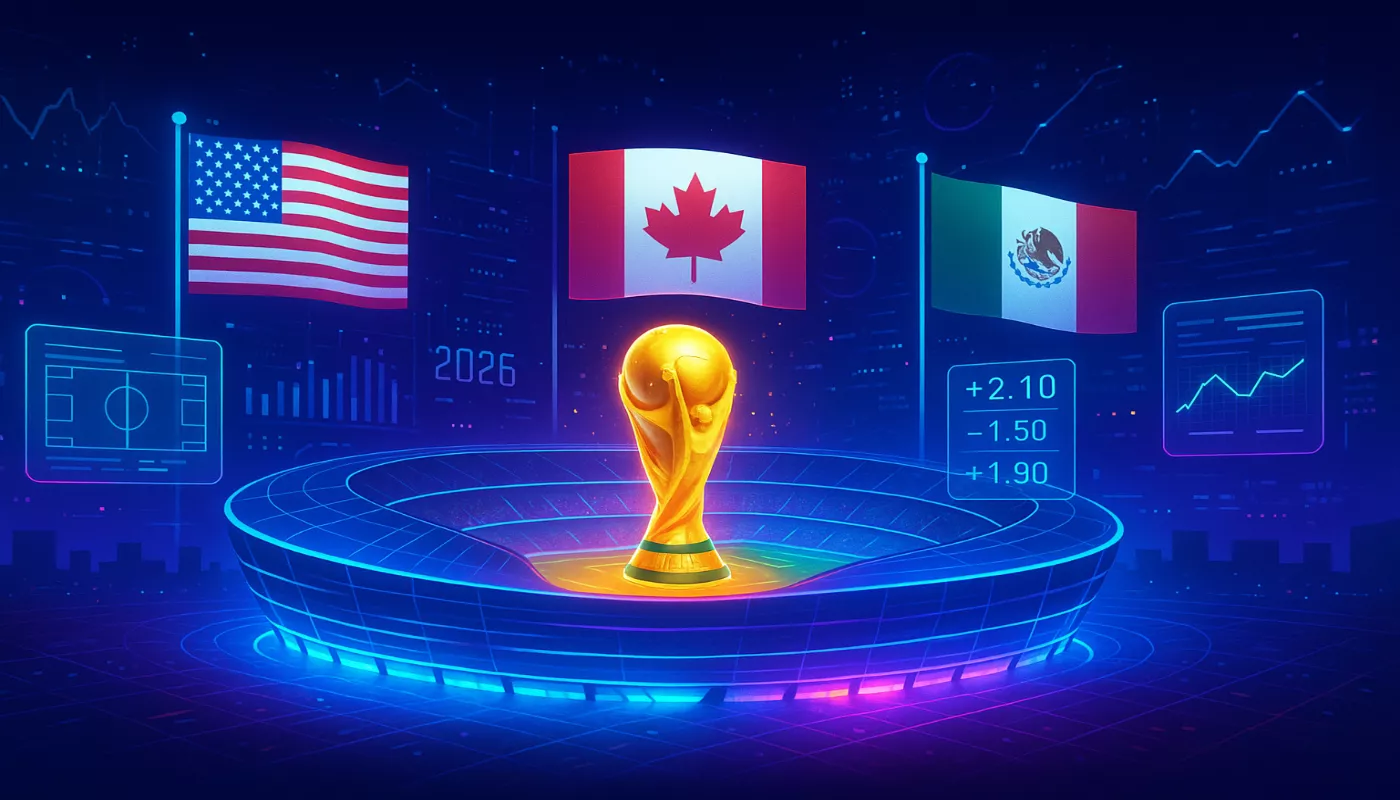 Visualisation futuriste de la Coupe du Monde 2026